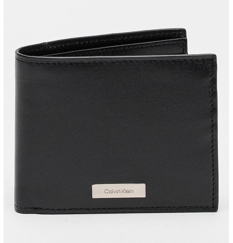 Кожен портфейл с лого CALVIN KLEIN