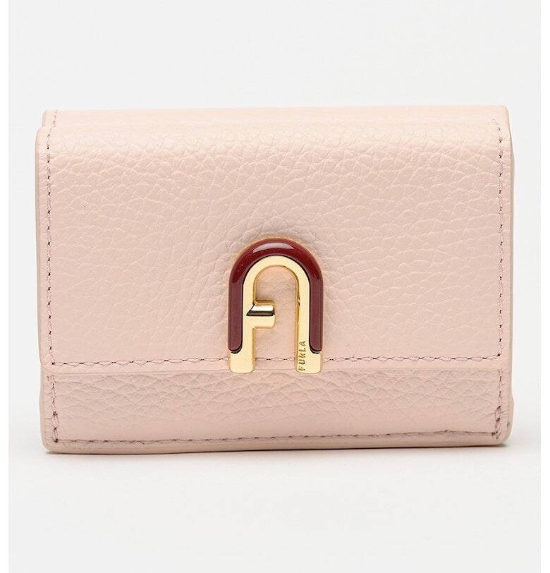 Кожен портфейл с лого Furla