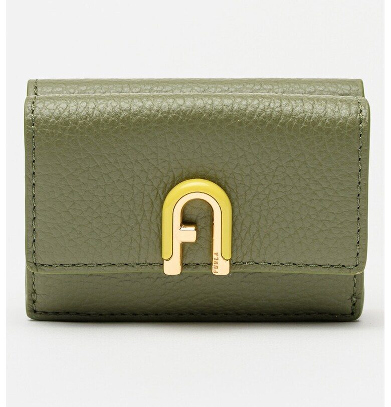 Кожен портфейл с лого Furla