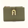 Кожен портфейл с лого Furla