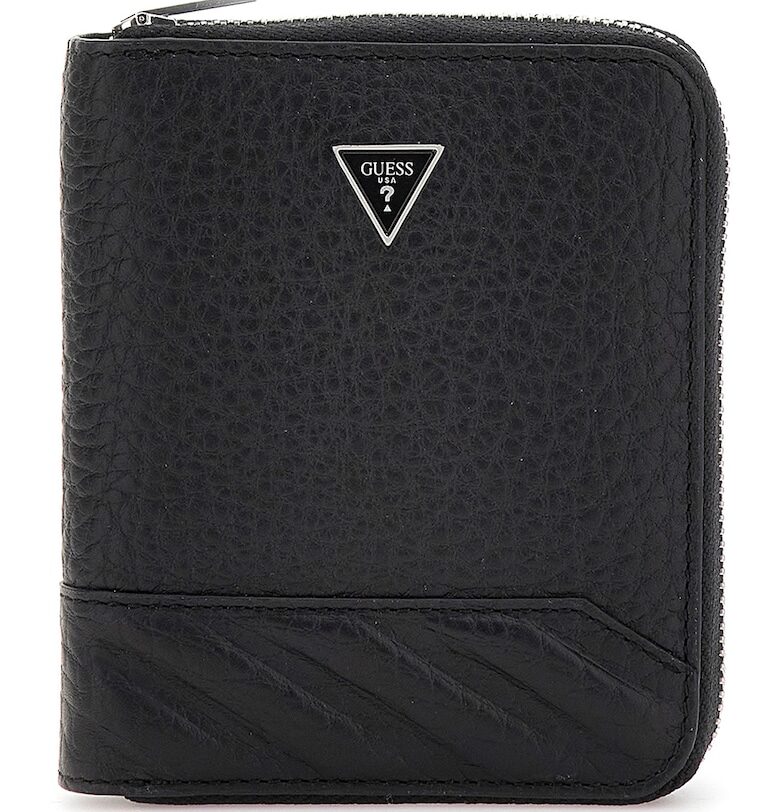 Кожен портфейл с цип GUESS