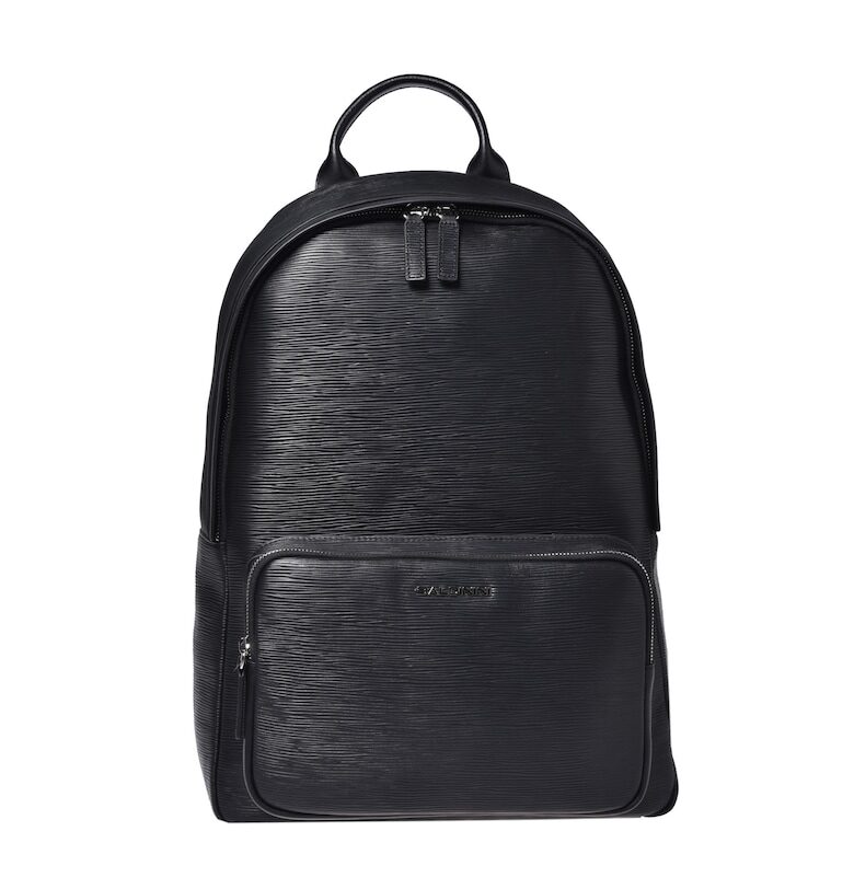 Кожена раница с преден джоб Baldinini