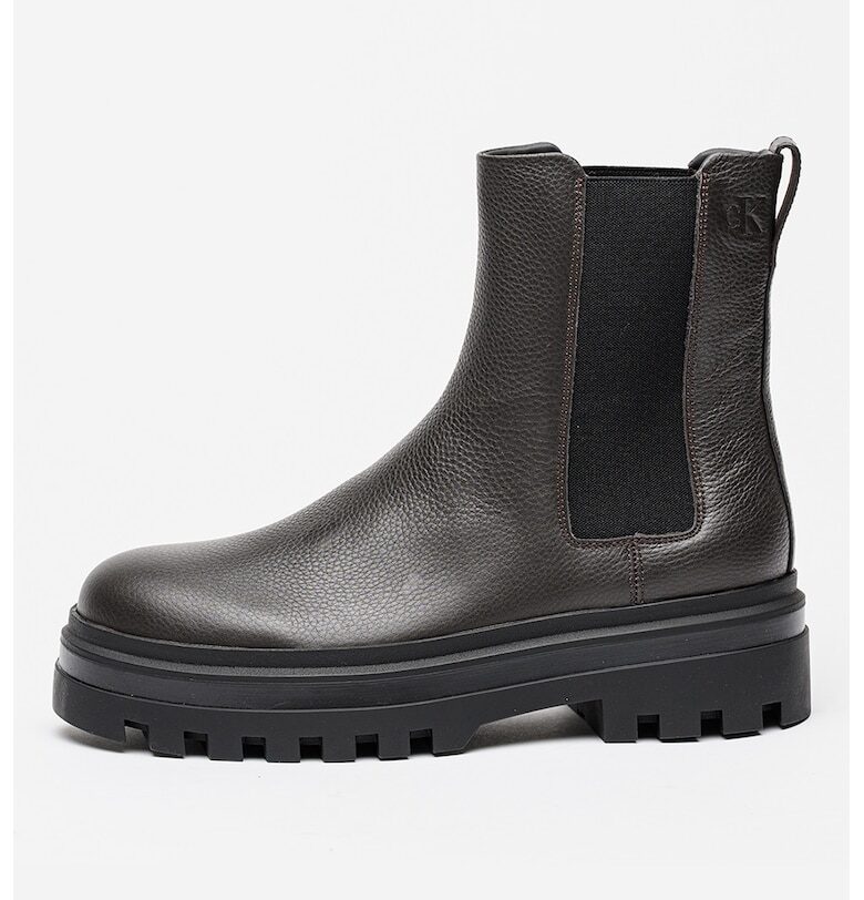 Кожени боти Chelsea CALVIN KLEIN JEANS