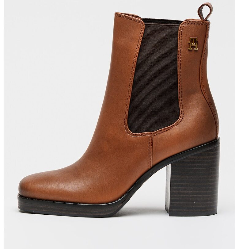 Кожени боти Chelsea Tommy Hilfiger