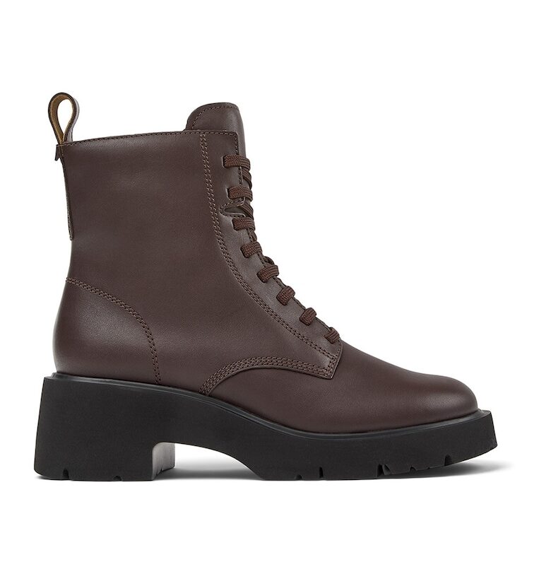 Кожени боти Milah с ток Camper