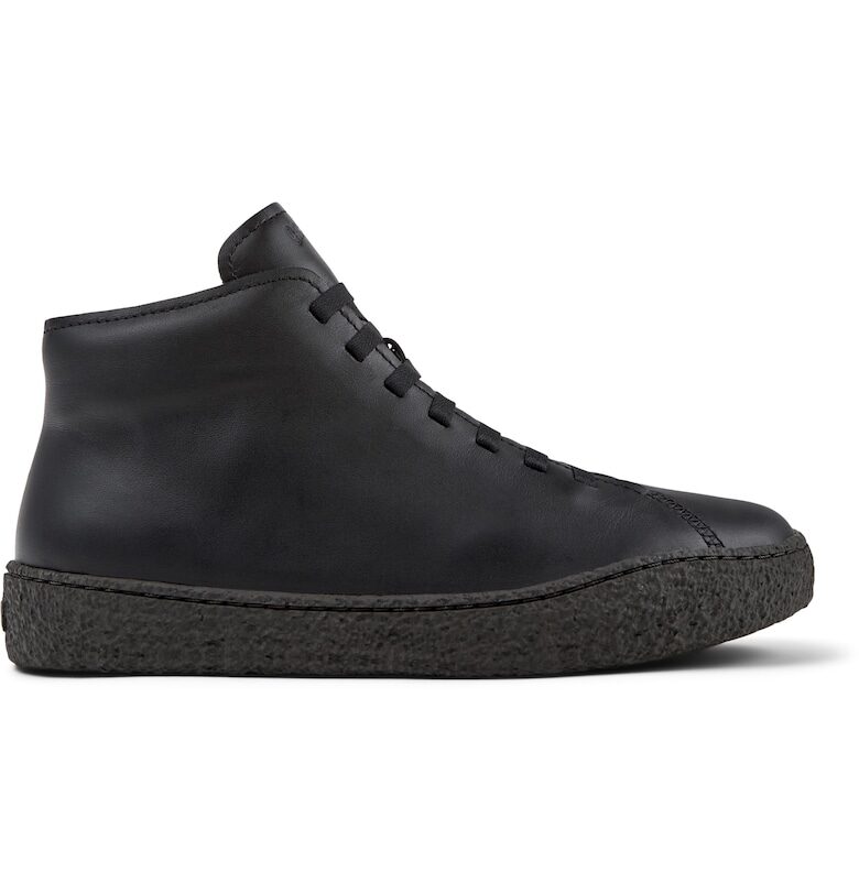 Кожени боти Peu Terreno с връзки и цип Camper