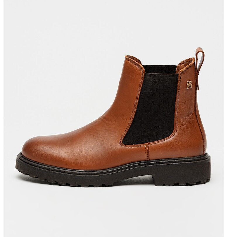Кожени боти Tommy Hilfiger