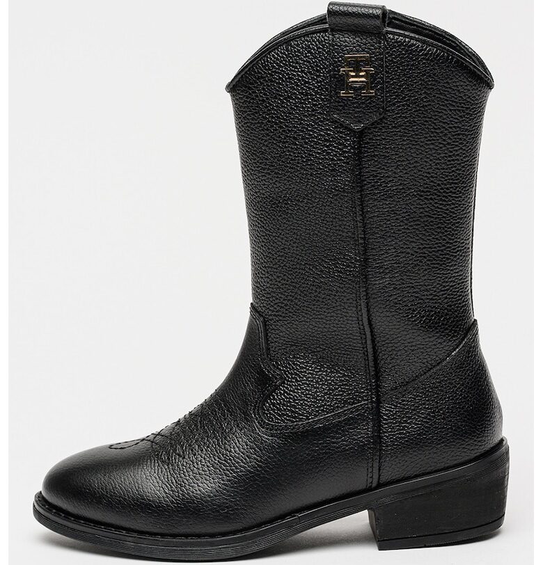 Кожени боти Tommy Hilfiger