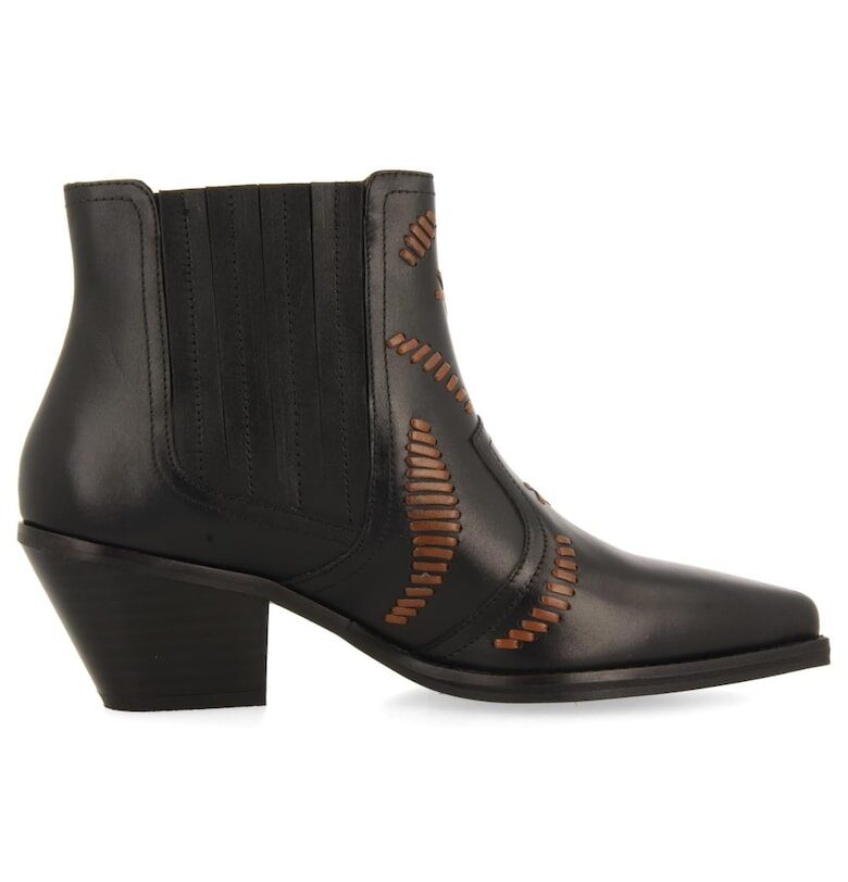 Кожени боти с кубински ток Gioseppo