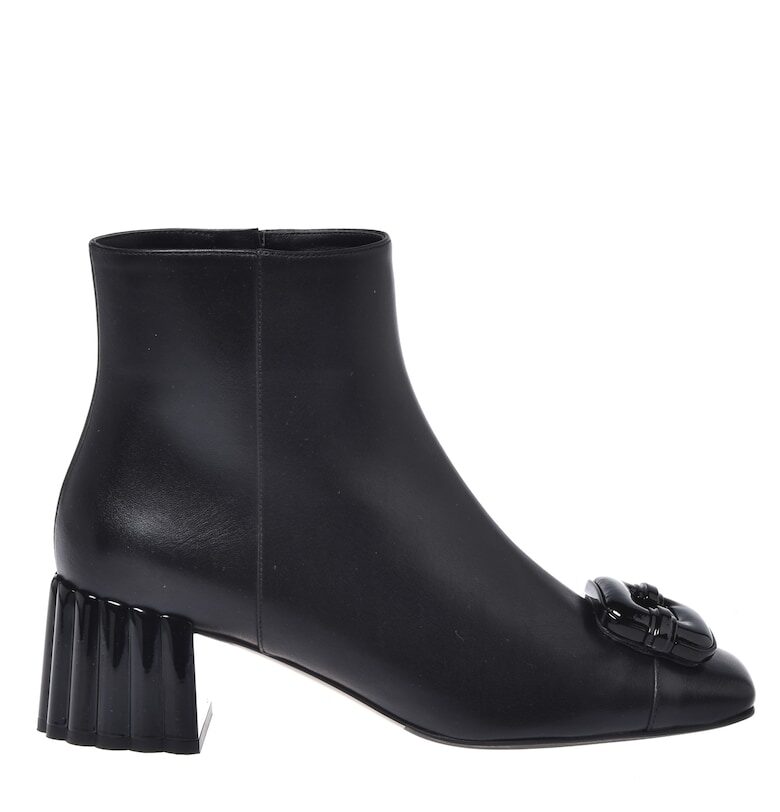 Кожени боти с масивен ток Baldinini