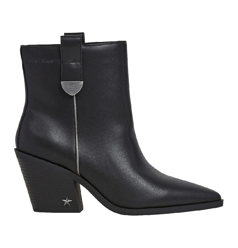 Кожени боти с остър връх Pepe Jeans London