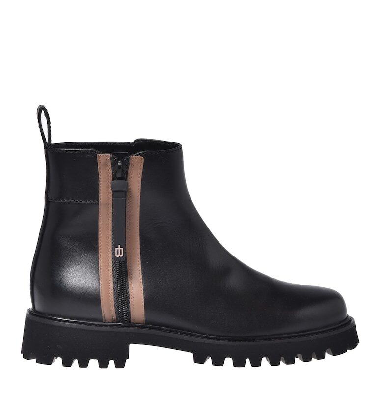 Кожени боти с цип Baldinini