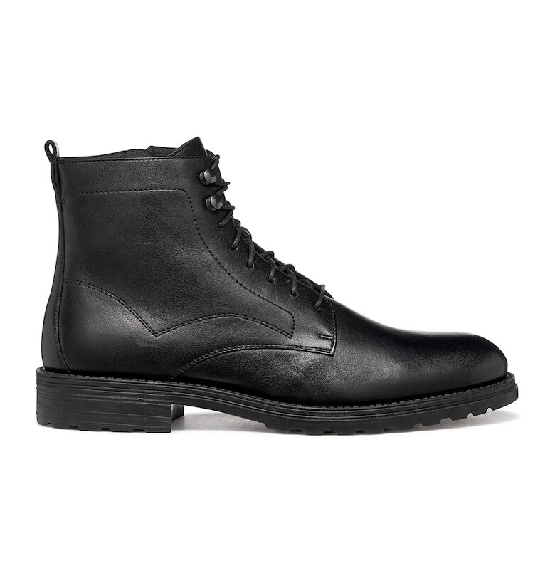 Кожени боти с цип Geox
