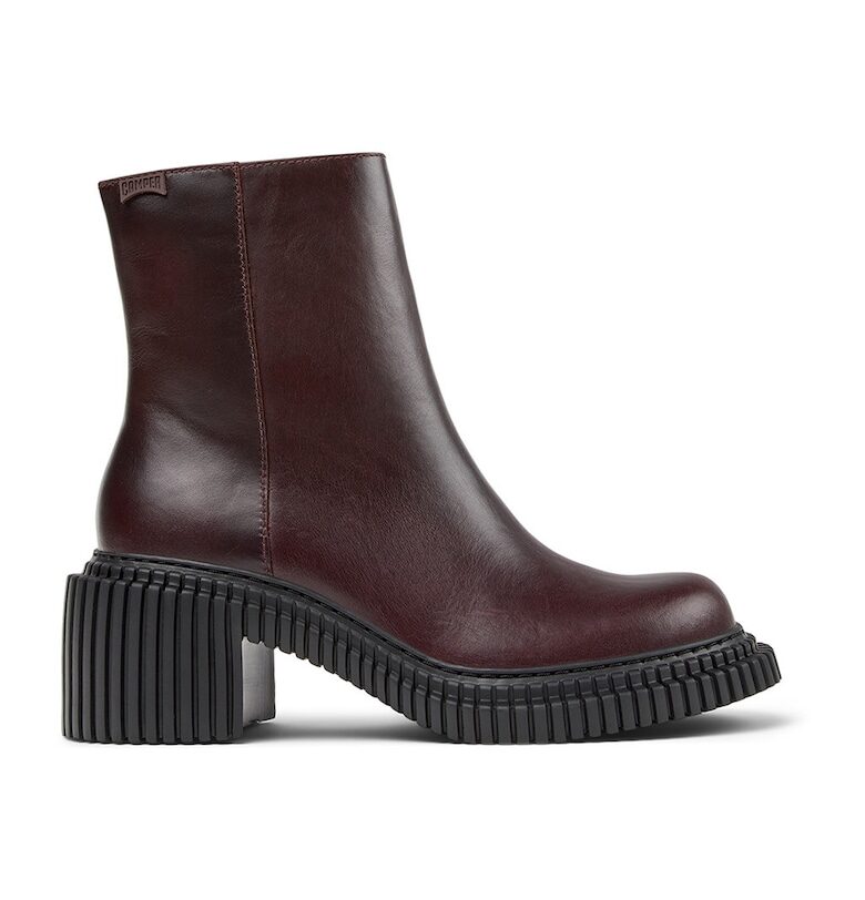 Кожени боти с цип K400804-001 Camper