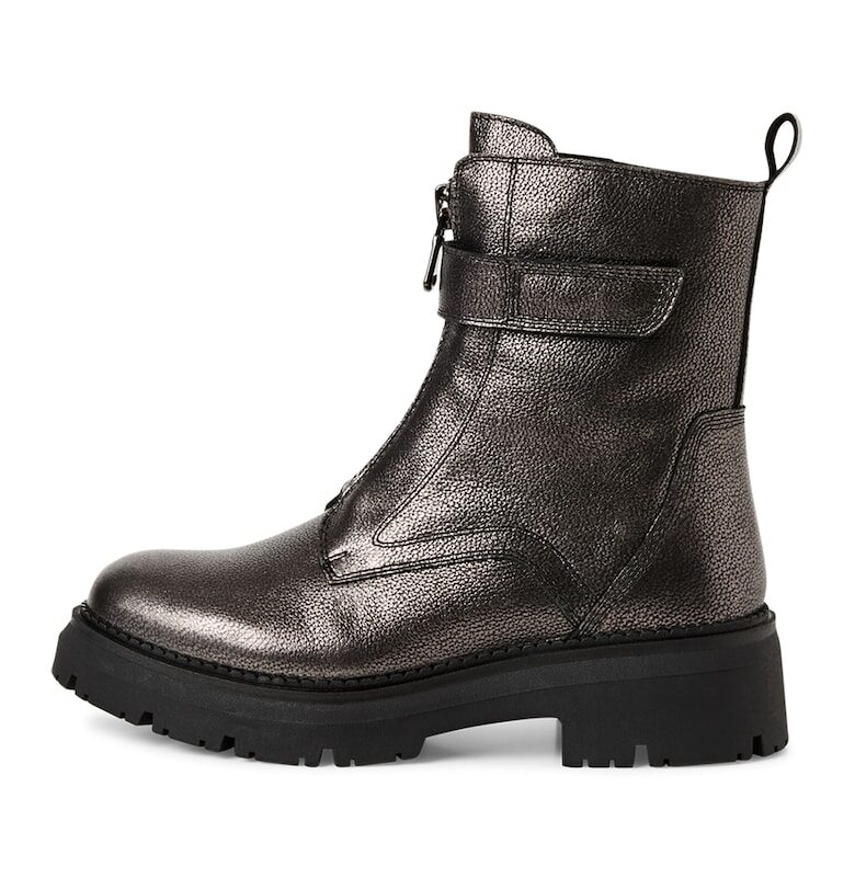 Кожени боти с цип Marco Tozzi