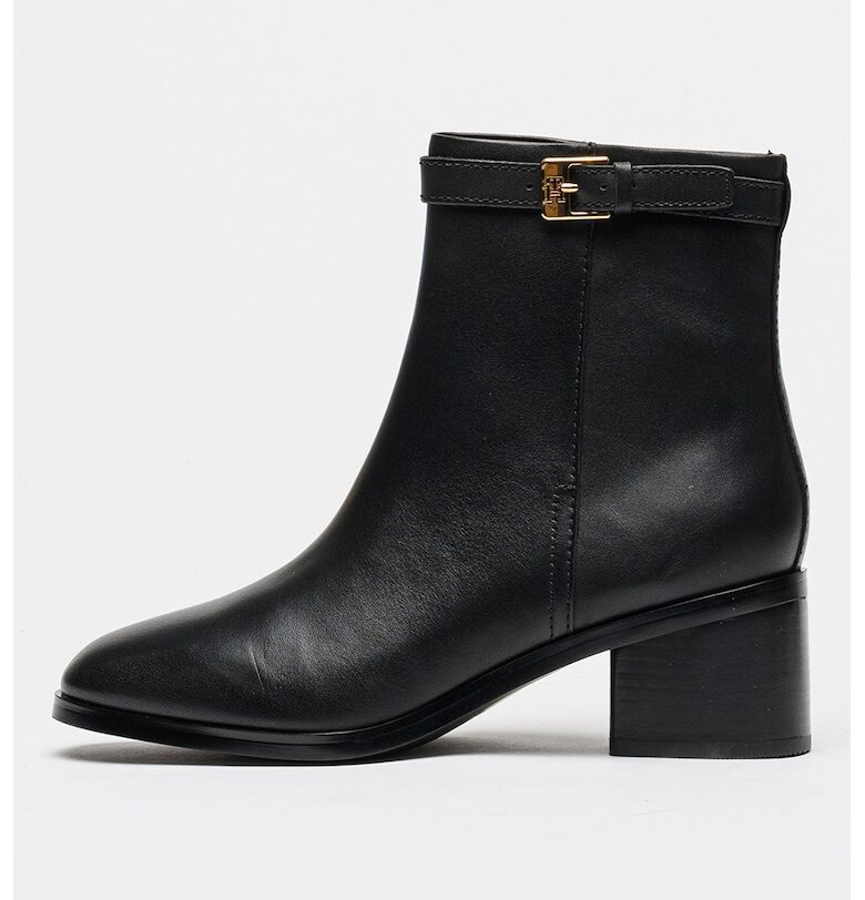 Кожени боти с цип встрани Tommy Hilfiger