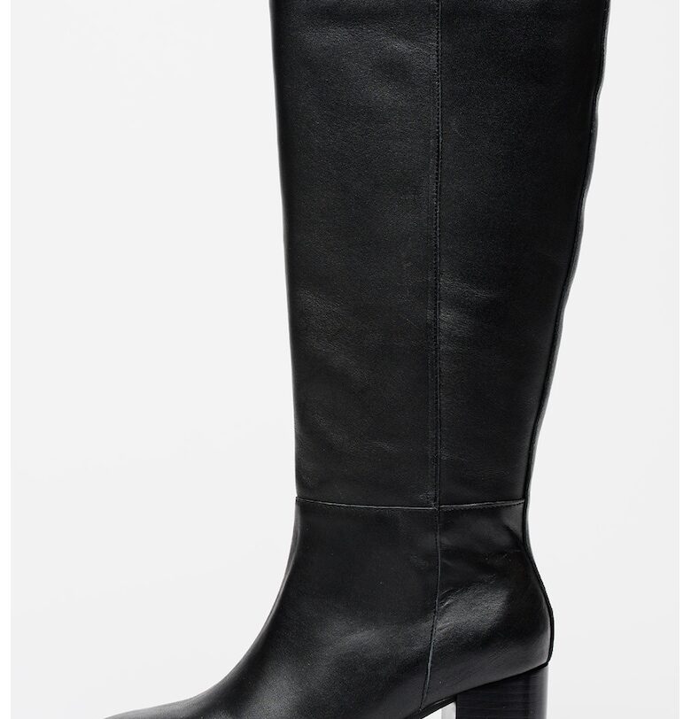 Кожени ботуши до коляното с масивен ток Tommy Hilfiger