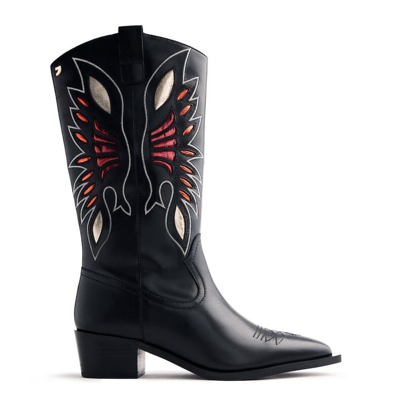 Кожени ботуши с контрасти Gioseppo