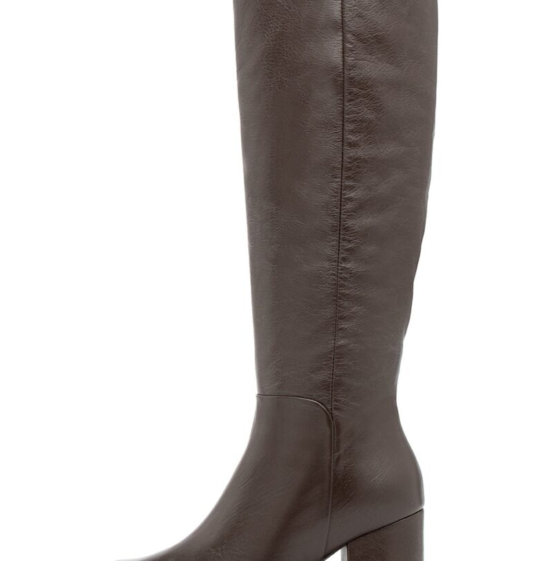 Кожени ботуши с масивен ток RYLKO