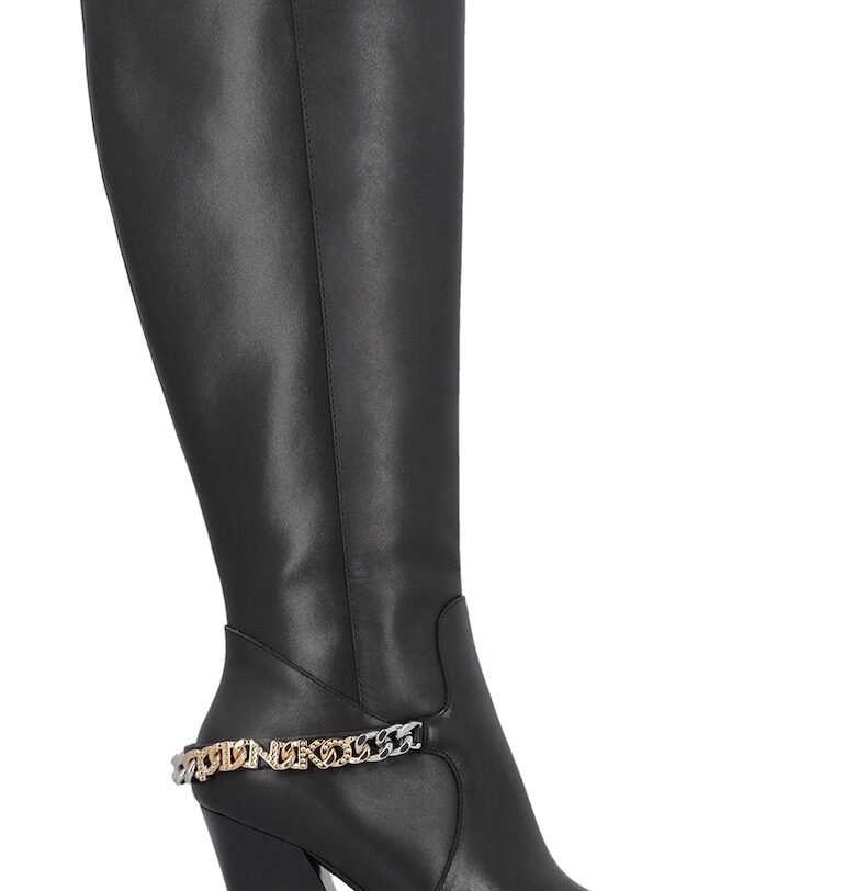 Кожени ботуши с остър връх Pinko