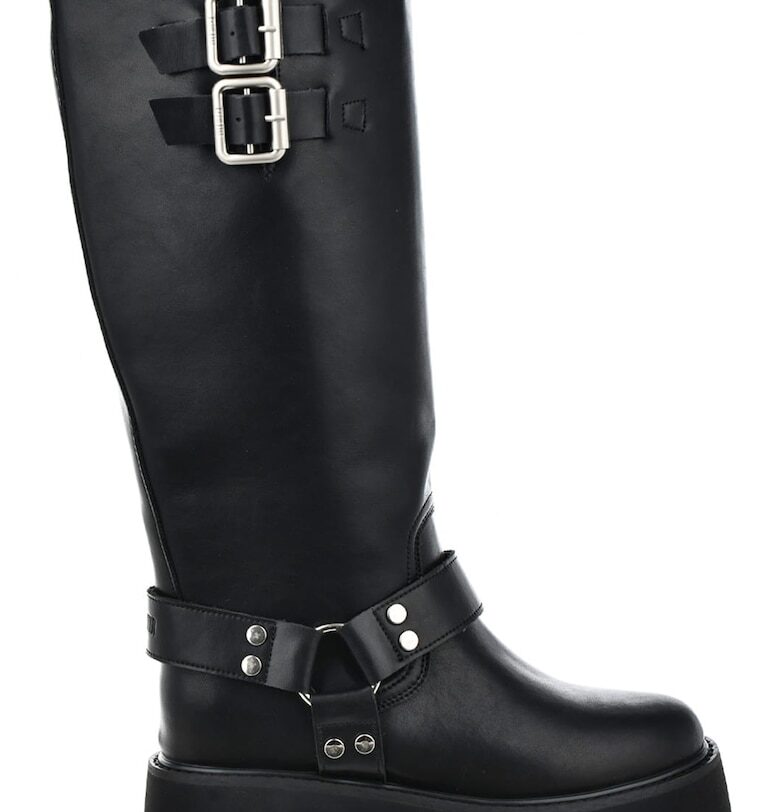 Кожени ботуши с токи Big Star