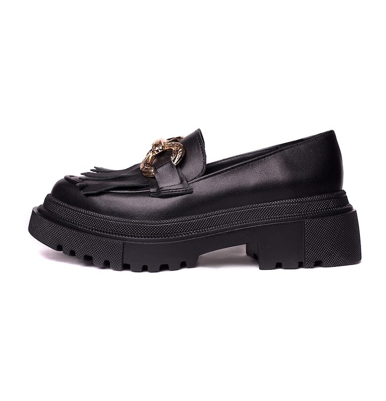 Кожени мокасини Davina с верижки ESSTEFFA