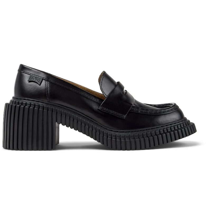 Кожени мокасини Pix London Camper