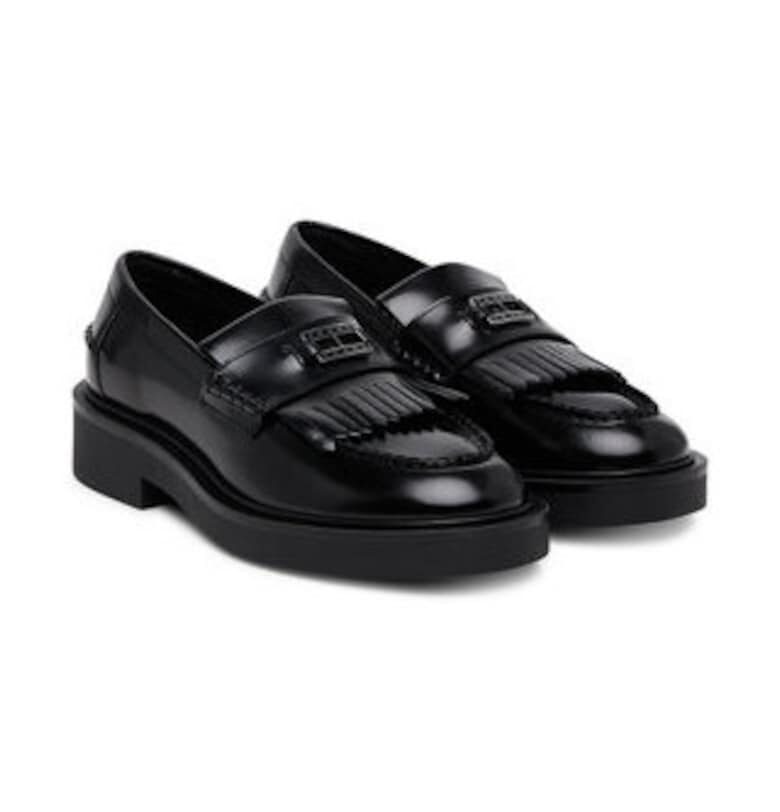 Кожени мокасини с лого Tommy Jeans