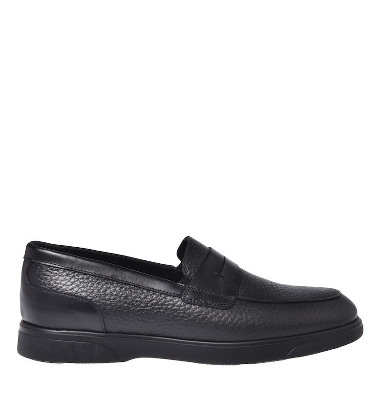 Кожени мокасини с релеф Baldinini