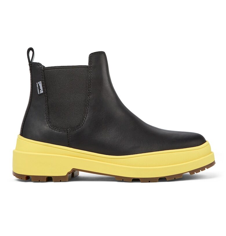 Кожени непромокаеми боти Brutus Trek 1453 тип Chelsea с текстил Camper