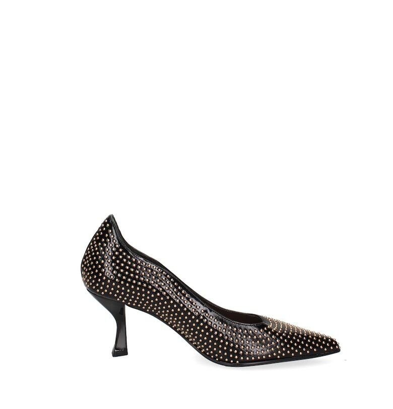 Кожени обувки Lunaria Nova с ток и капси Marc Ellis