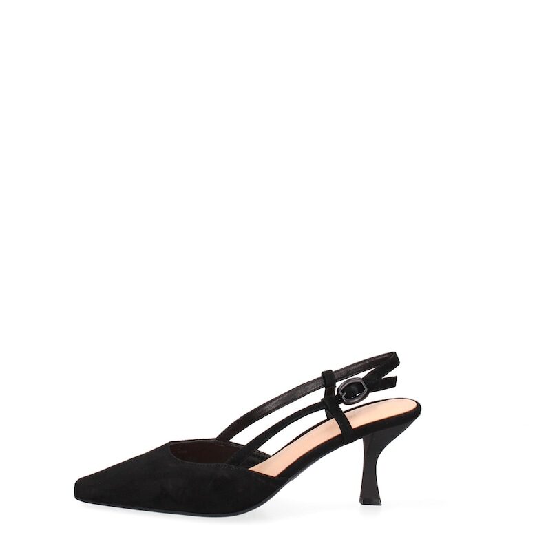 Кожени обувки Valenza Chic с каишка на петата Marc Ellis