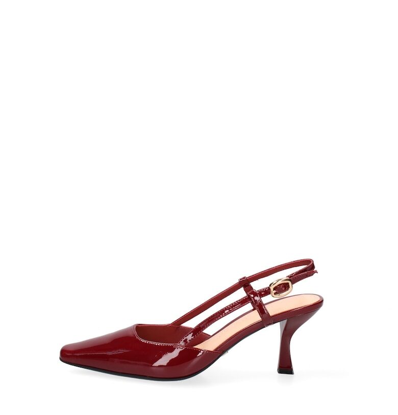 Кожени обувки Valenza Chic с каишка на петата Marc Ellis