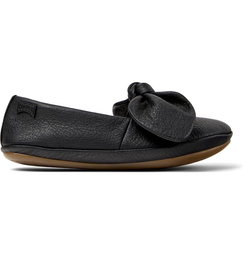 Кожени пантофки Ballerinas Right с панделка Camper