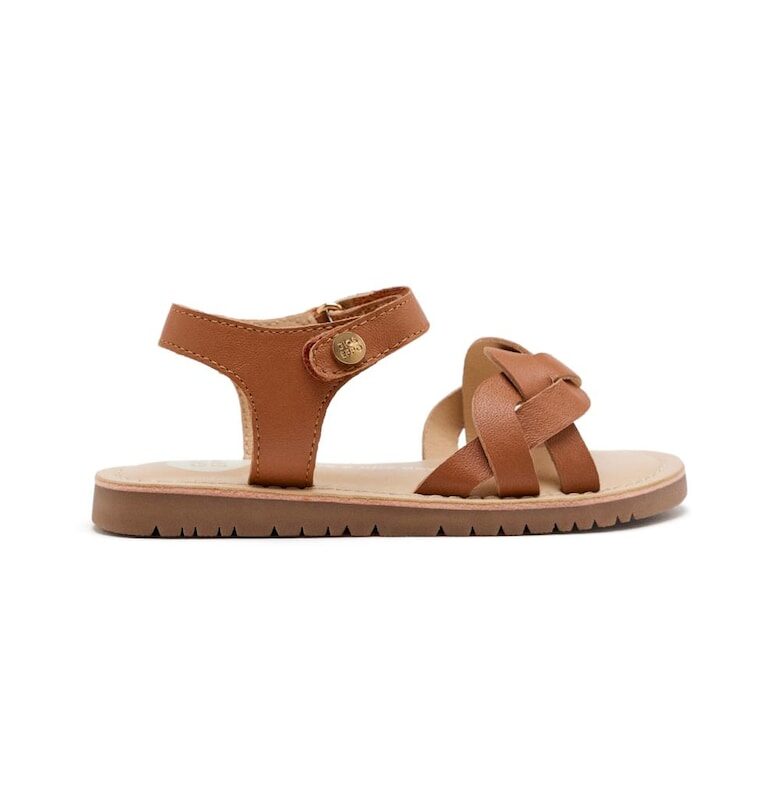 Кожени равни сандали с велкро Gioseppo