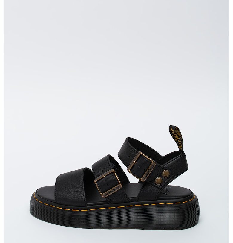 Кожени сандали Gryphon с контрастни шевове Dr Martens