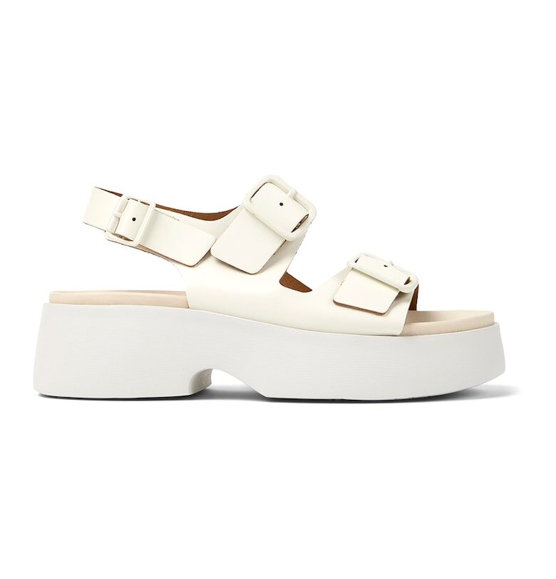 Кожени сандали Tasha с ток Camper