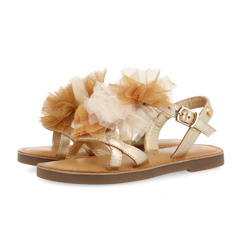 Кожени сандали Tecate с тюл Gioseppo