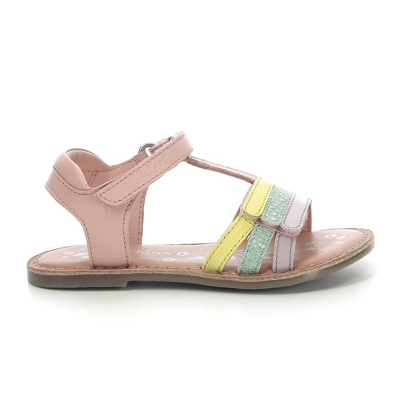 Кожени сандали с велкро Kickers