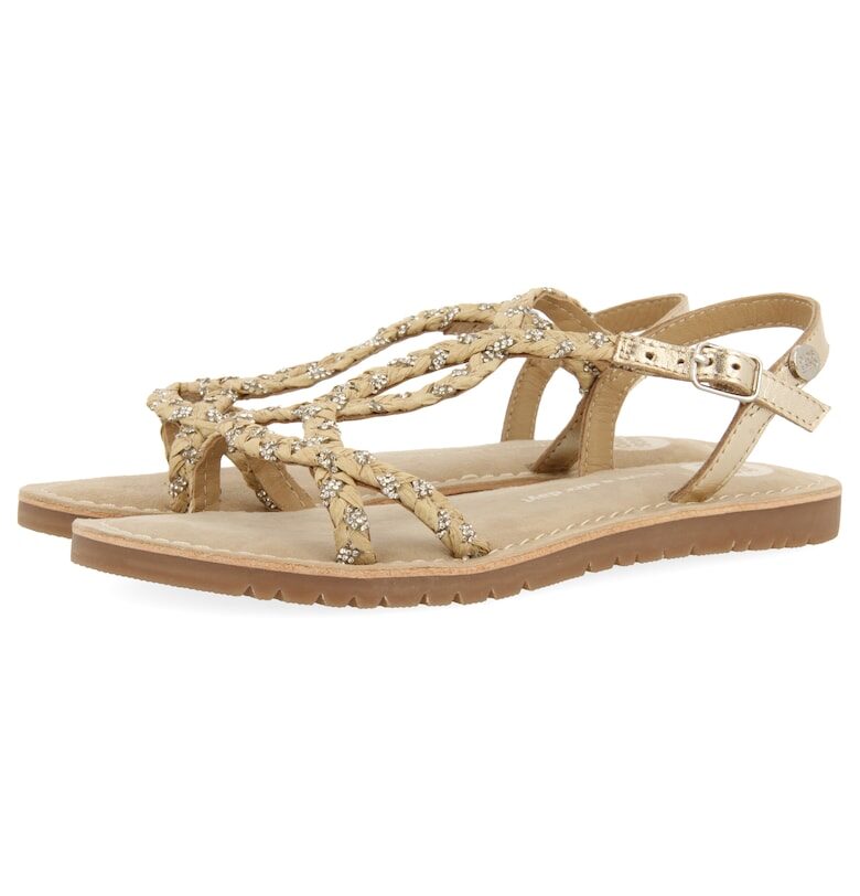 Кожени сандали с декоративни камъни Gioseppo