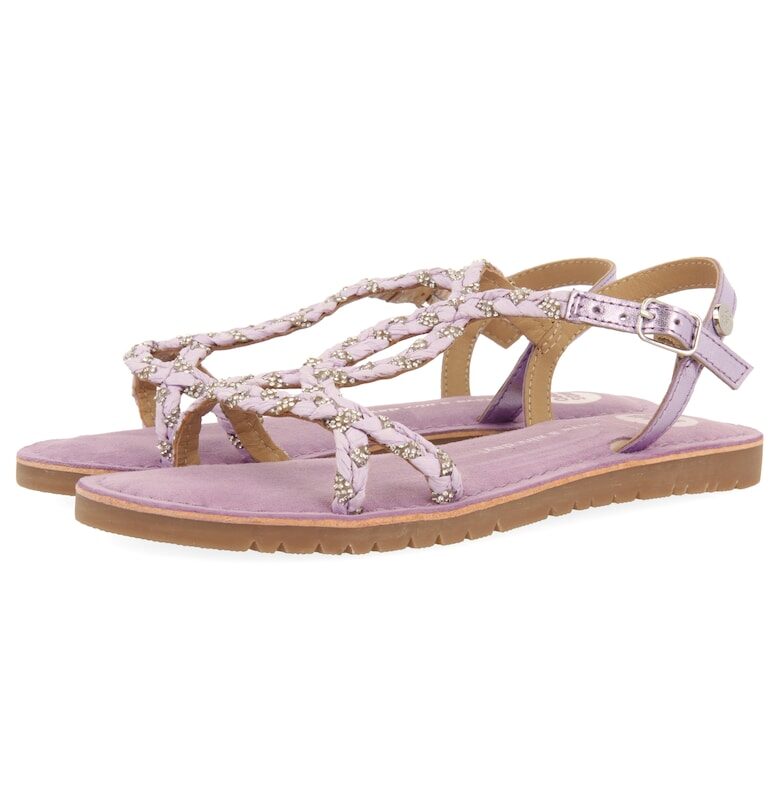 Кожени сандали с декоративни камъни Gioseppo