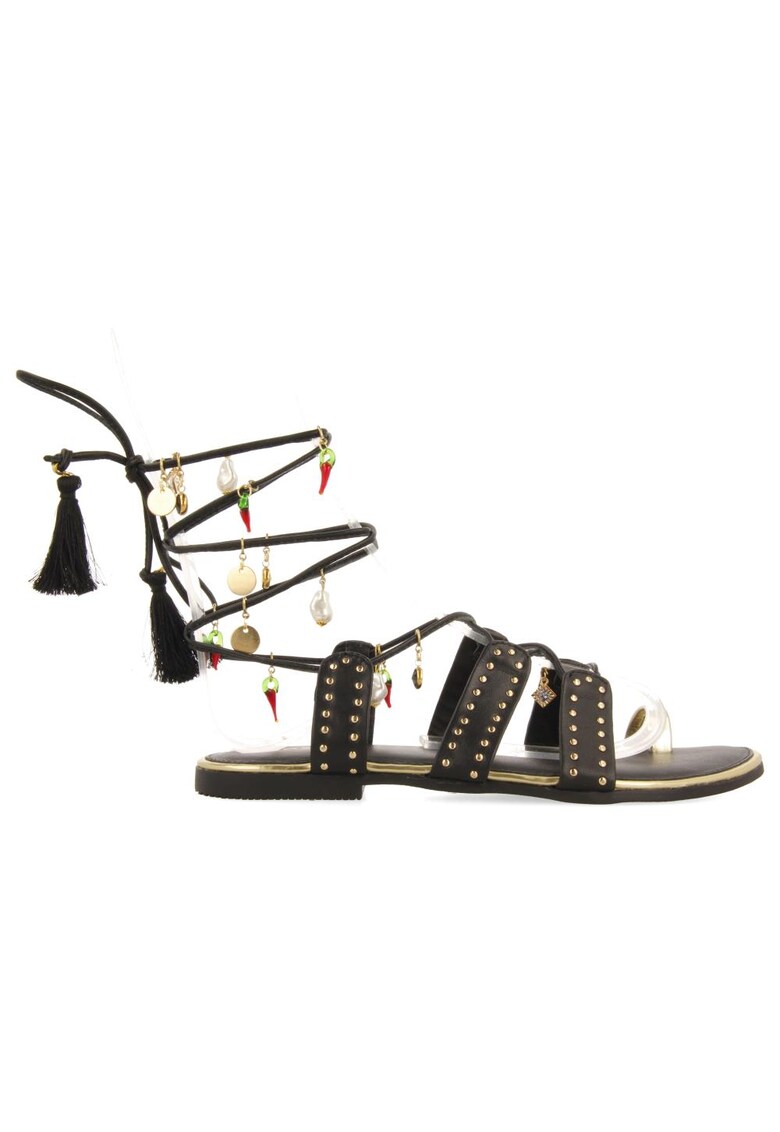 Кожени сандали с декоративни камъни Gioseppo