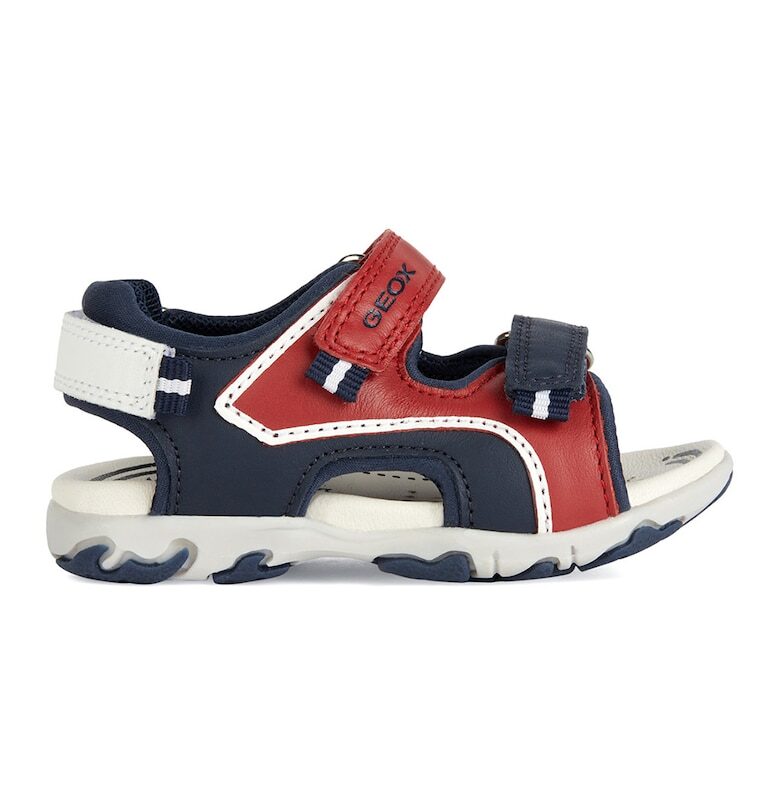 Кожени сандали с лого Geox