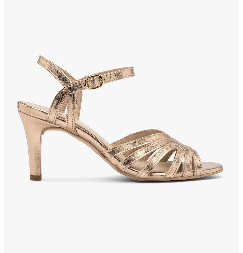 Кожени сандали с ток RYLKO