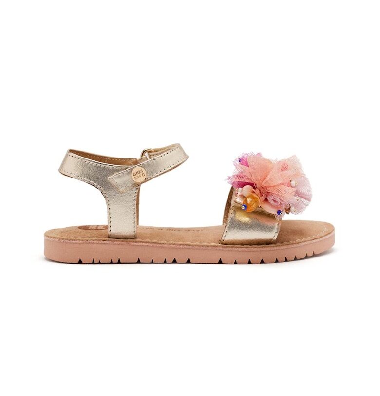 Кожени сандали с тюл Gioseppo