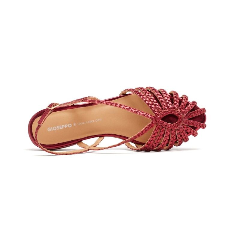 Кожени сандали със сплетен дизайн Gioseppo