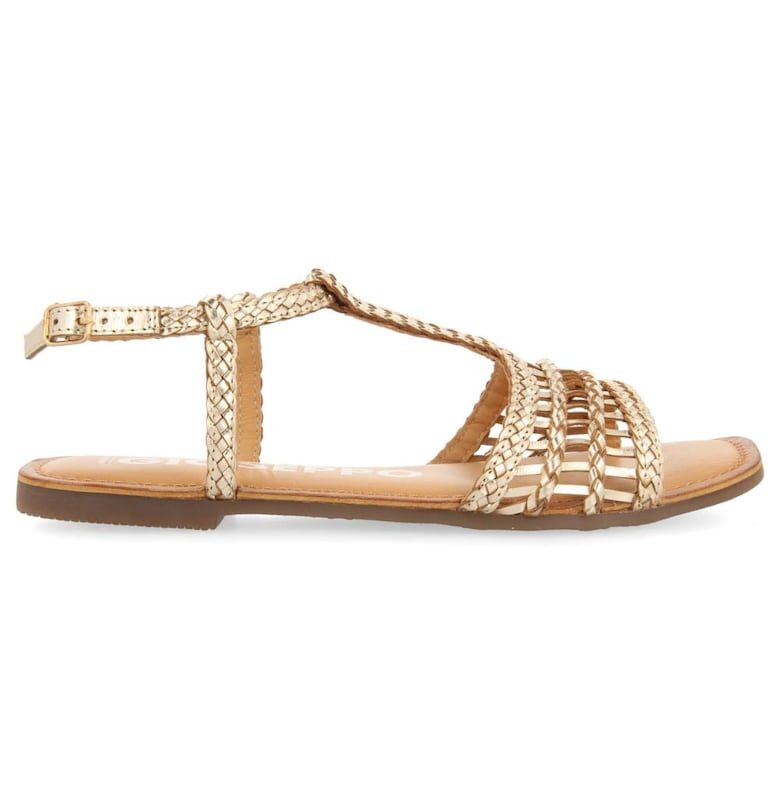 Кожени сандали със сплетен дизайн Gioseppo