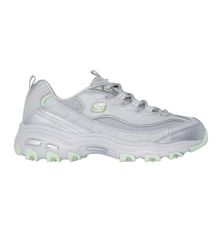 Кожени спортни обувки D'Lites с мрежа Skechers