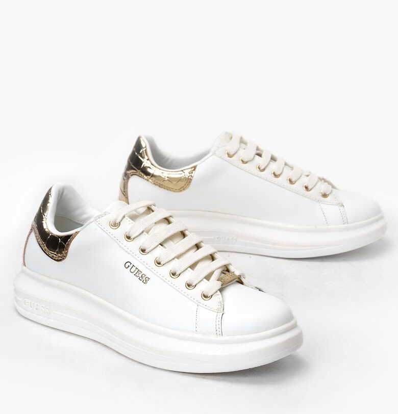 Кожени спортни обувки Salerno с лого GUESS