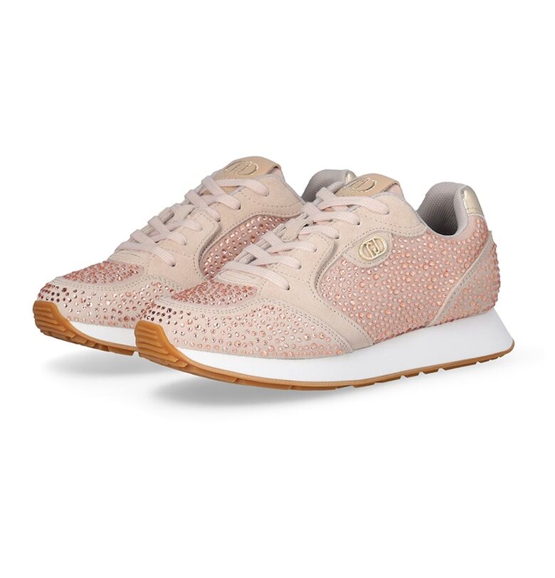 Кожени спортни обувки с Vibe с декоративни камъни Liu Jo